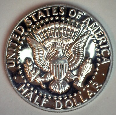 1969 S Proof 40% Silver Kennedy Half Dollar Coin 50 Cent from