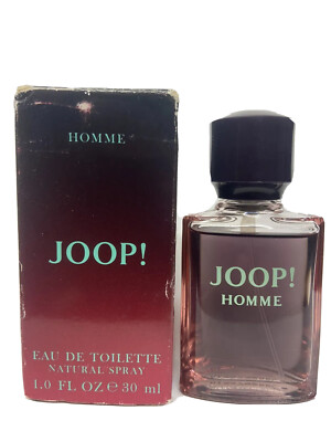 joop homme eau de toilette 1oz spray scuffed box