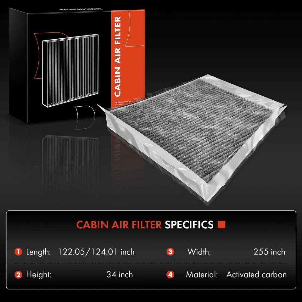 Воздушный фильтр салона с активированным углем для Mercedes-Benz W203 W211 CLS500 E320 2 шт. - Изображение 3 из 4