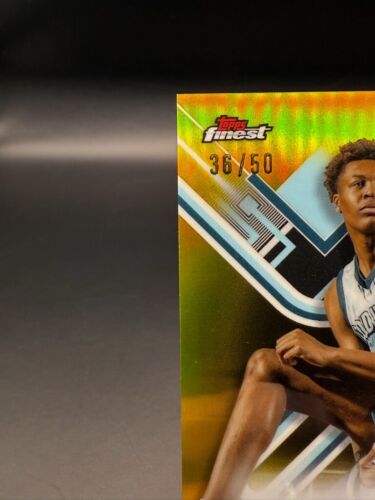 2022-23 Topps Finest OTE - Tyler Smith /50 Gold Refractor Auto #FA-TS - Bild 2 von 8