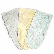mybabyboo 100 Organic Cotton Baby Swaddle Wrap 0-3 Months