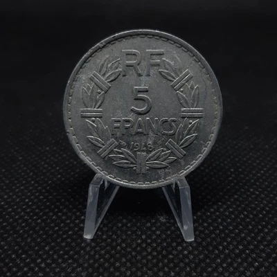 5 francs France 1948 - Lavrillier en aluminium, TB, sous pochette - Photo 1/2