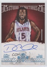 2015 Panini Court Kings Studio Signatures Sapphire 8/25 DeMarre Carroll Auto 1u6