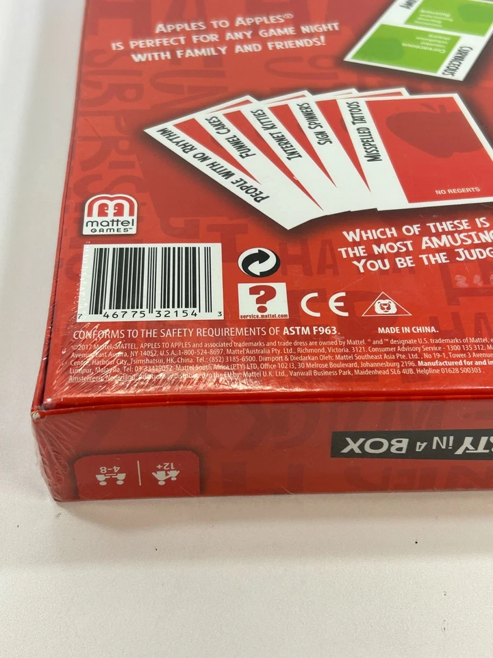 Mattel Apples To Apples Party In A Box Card Game Family Fun -Brand new sealed - Image 3 of 3