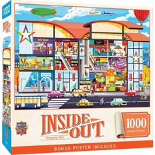 MasterPieces jigsaw puzzle; Shopping Mall; 1000 pcs DAMAGED BOX 50 off