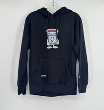 NY State of Mind x Sket One Mens Black Coffee Bagel Hoodie Sweatshirt Sz M