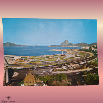 Sao Paulo Viaduto do Chá Brasilien - verschostete Farbpostkarte 1958