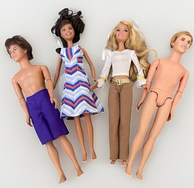 High School Musical Doll Lot Troy Gabriella Sharpay Ryan Rooted Hair Articulated