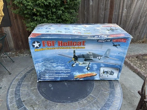 Art-Tech F6F HELLCAT 60 Hobby Radio Control Airplane With Box  Rare