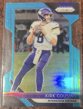 2018 Panini Prizm Kirk Cousins #76 Light Blue Prizm 08/199 JERSEY MATCH Vikings 