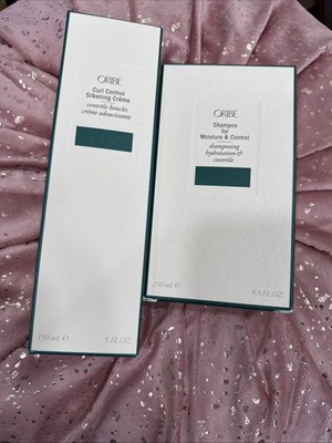 Oribe Curl Control Silken Creme 5oz Y Shampoo for Moitire y control 8.5oz