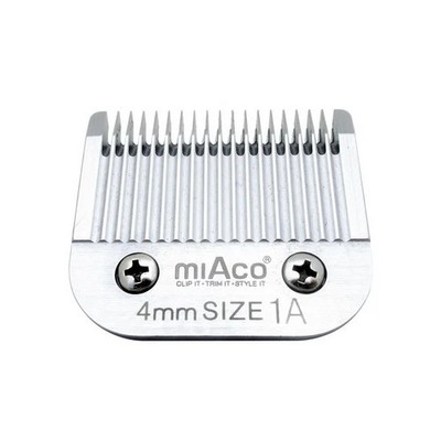 Miaco Size 1A Detachable Clipper Blade fits Oster Classic 76, Andis BGC, BGR, BG