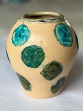 Signed Studio Pottery Vase Hand Thrown Ceramic Modern Art Dated 1998