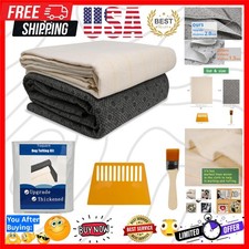 83"x39" Primary Tufting Cloth with Marked Lines, 70.9"x31.5" Tufting Rug Back...