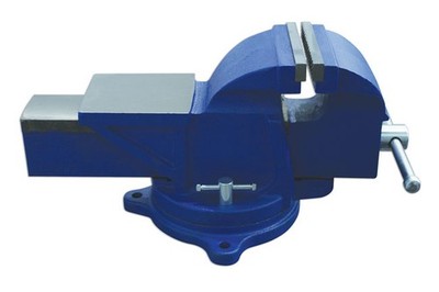 LASER 6431 Drehfuß Schraubstock 150 mm Backen mit Amboss & Ausladungstiefe