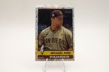 2025 Topps Heritage #105 Michael King San Diego Padres - Silver Sparkle