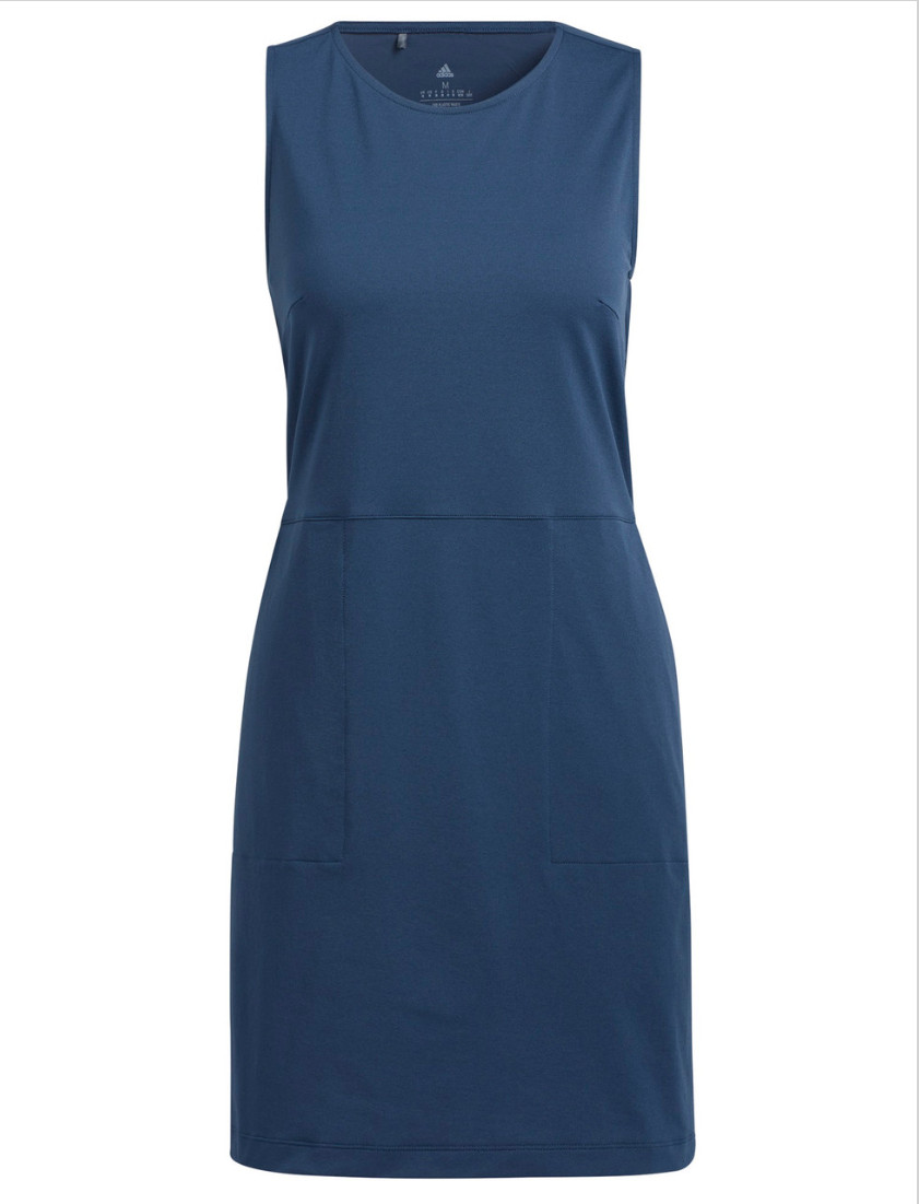 Womens Adidas Go-To Golf Dress Size Large with Shorts Navy Blue