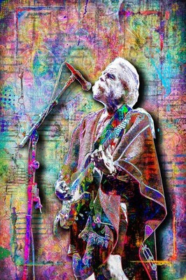 グレイトフルデッド　BOB WAIRポスター BOB WEIR GRATEFUL DEAD 13x19in Poster Bob Weir Memorial Pop Art