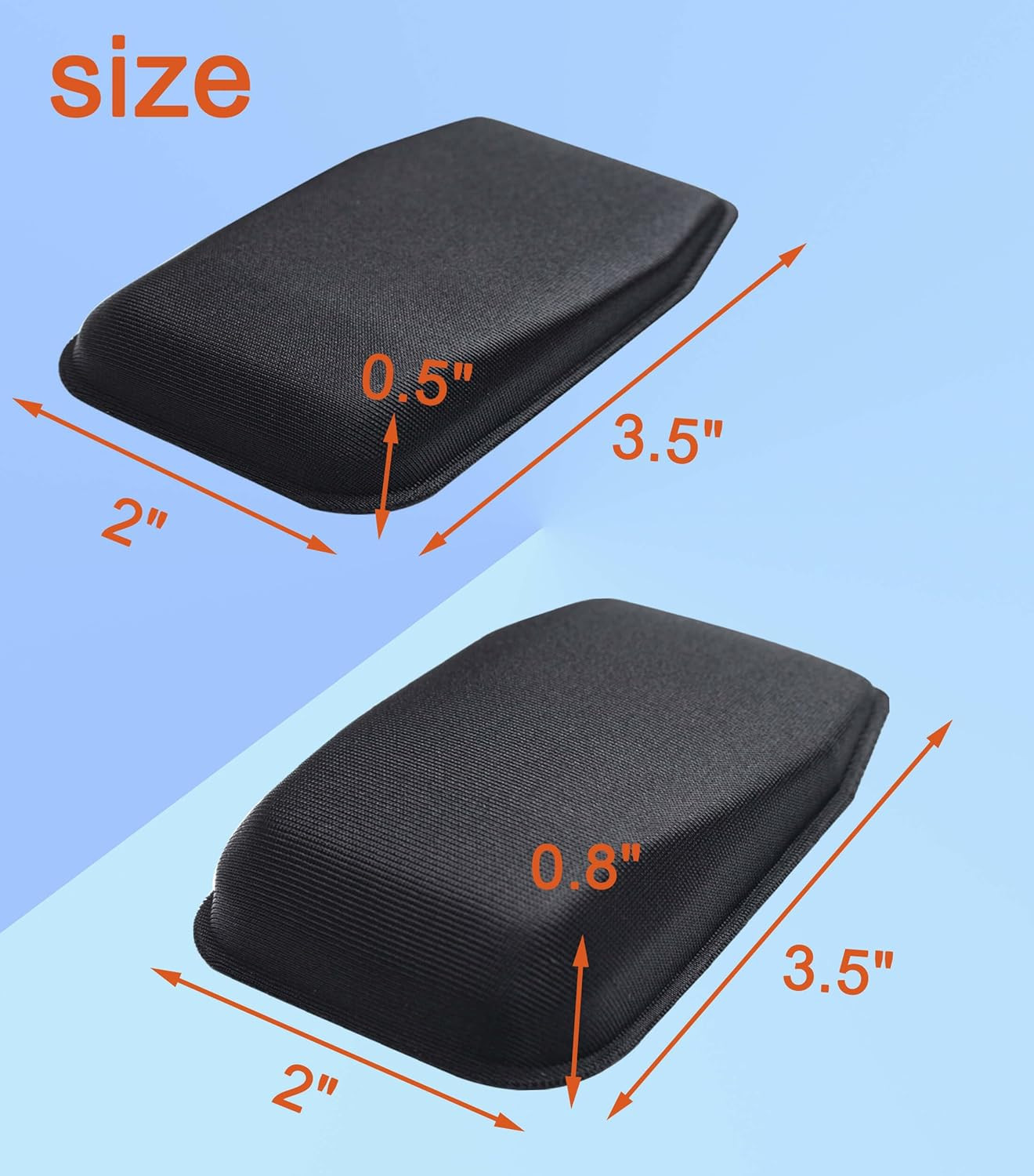 Comfortable Holster Wedge,Soft Foam Appendix Carry Wedge for IWB Holster Pillow 