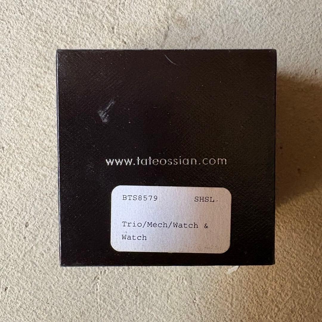 Lateossian Clock-Shaped Cufflinks Button With Box… - image 4