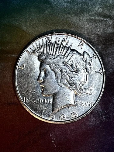 1925 S PEACE Dollar   BU + LUSTROUS  BLAZER  WHITE