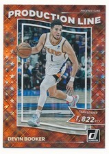 DEVIN BOOKER 2022-23 DONRUSS PRODUCTION LINE #8 PHOENIX SUNS BASKETBALL