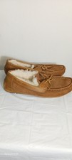 Ugg Byron Moccasin Style Slippers Men Size 12 Chestnut Sheepskin