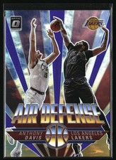 2021-22 Donruss Optic #2 Anthony Davis Air Defense Purple