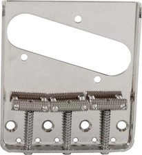 TB-0020 VINTAGE-STYLE 3 SADDLE STEEL BRIDGE FOR TELECASTER®Nickel, Left-handed
