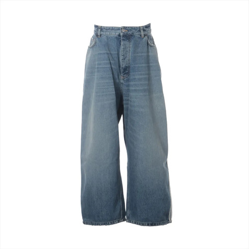 Balenciaga x adidas 22 years Cotton Denim Pants XL Men's Blue  724778 sideline D