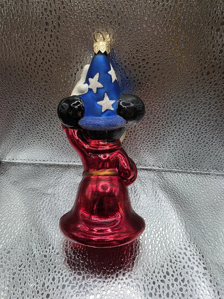 1999 Christopher Radko Sorcerers Apprentice Mickey &Fantasia Brooms ornament - Image 3 of 4