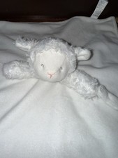 CARTERS LAMB LOVEY ALL WHITE With Passy Holder EUC