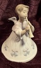 Lladro Angel Bell Christmas Ornament, in GUC collectible porcelain.  — photo 1