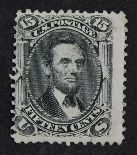 CKStamps: US Stamps Collection Scott#91 15c Lincoln Unused Regum Crease