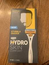 Schick Hydro Skin Stubble Eraser Razor with 2 Razor Refill Blades