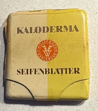 Kaloderma Seifenbl&auml;tter um 1950 vollst&auml;ndig mit original Seifen / Inhalt selten