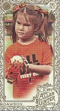 2019 Topps Allen and Ginter Mini Gold Border #154 Hailey Dawson - BB