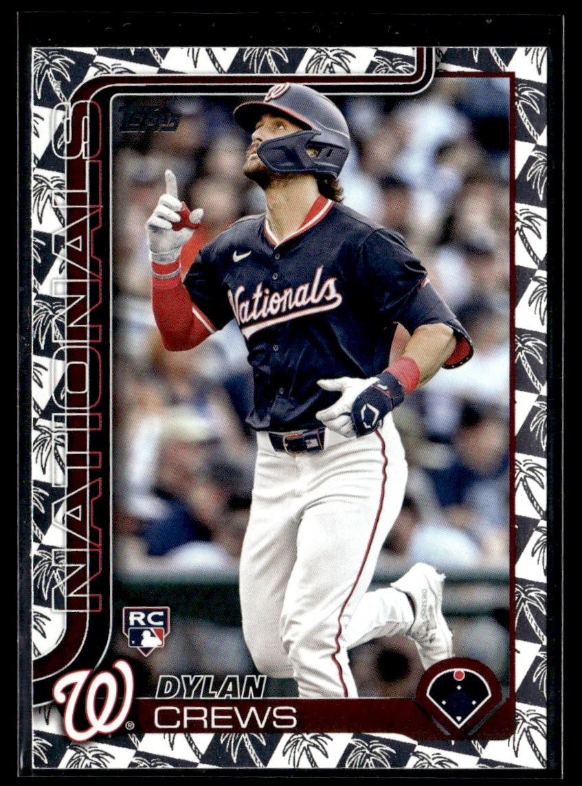 2025 Topps Spring Training Dylan Crews RC Washington Nationals #74