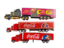 3 Werbe-Trucks / LKW Modelle – Coca-Cola & Casco Cola – Sammlerstücke