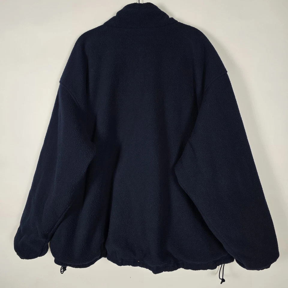 复古 Y2K Sonoma 运动双面尼龙男式 2XL 长袖全拉链夹克 — 第 4/4 张图片