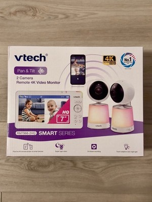 Brand New - V-Tech 7'' HD Smart WiFi Pan Tilt Video Baby Monitor with 2 Cameras