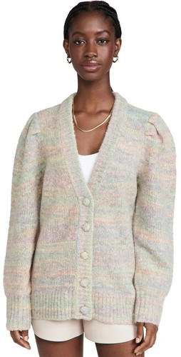 LOVE SHACK FANCY Wilford Boyfriend Cardigan Autumn Haze XS