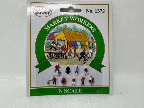 Modelo Power 1372 | Trabajadores del mercado (9) | Escala N | Zustand: New