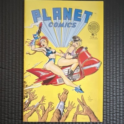 Blackthorne Planet Comics #1 1988 Dave Stevens Cover Sci-Fi Adventure Comic