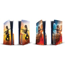 WONDER WOMAN MOVIE POSTERS VINYL SKIN FOR PS5 SLIM DISC CONSOLE  CONTROLLER