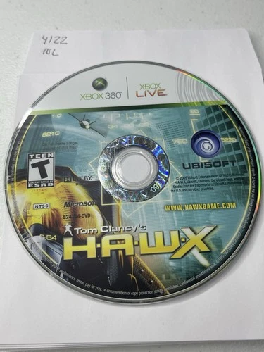 Tom Clancy's H.A.W.X (Microsoft Xbox 360, 2009) Disc Only - No Tracking 4122