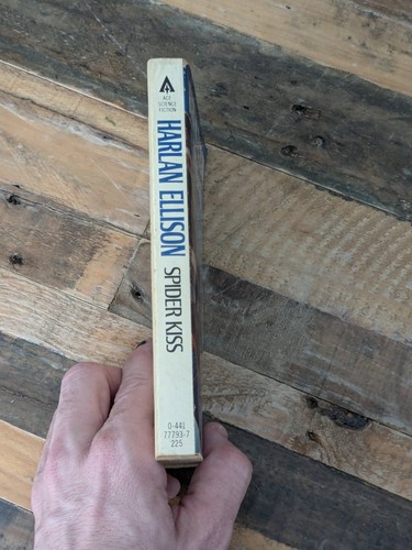Spider Kiss Harlan Ellison 1st Edition Paperback Ace Book 1983 Vintage - Picture 3 of 3