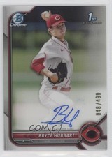 2022 Bowman Draft Chrome Pick Refractor 48/499 Bryce Hubbart #CDA-BH Auto 0a98