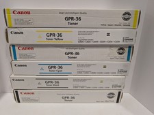 Canon Genuine Toner Bundle GPR-36 - Cyan/Yellow/Black