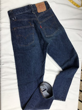 Vintage LEVI S 501 Redlines Denim Blue Jeans LEVIS Pants Made in USA sz. 26 x 31